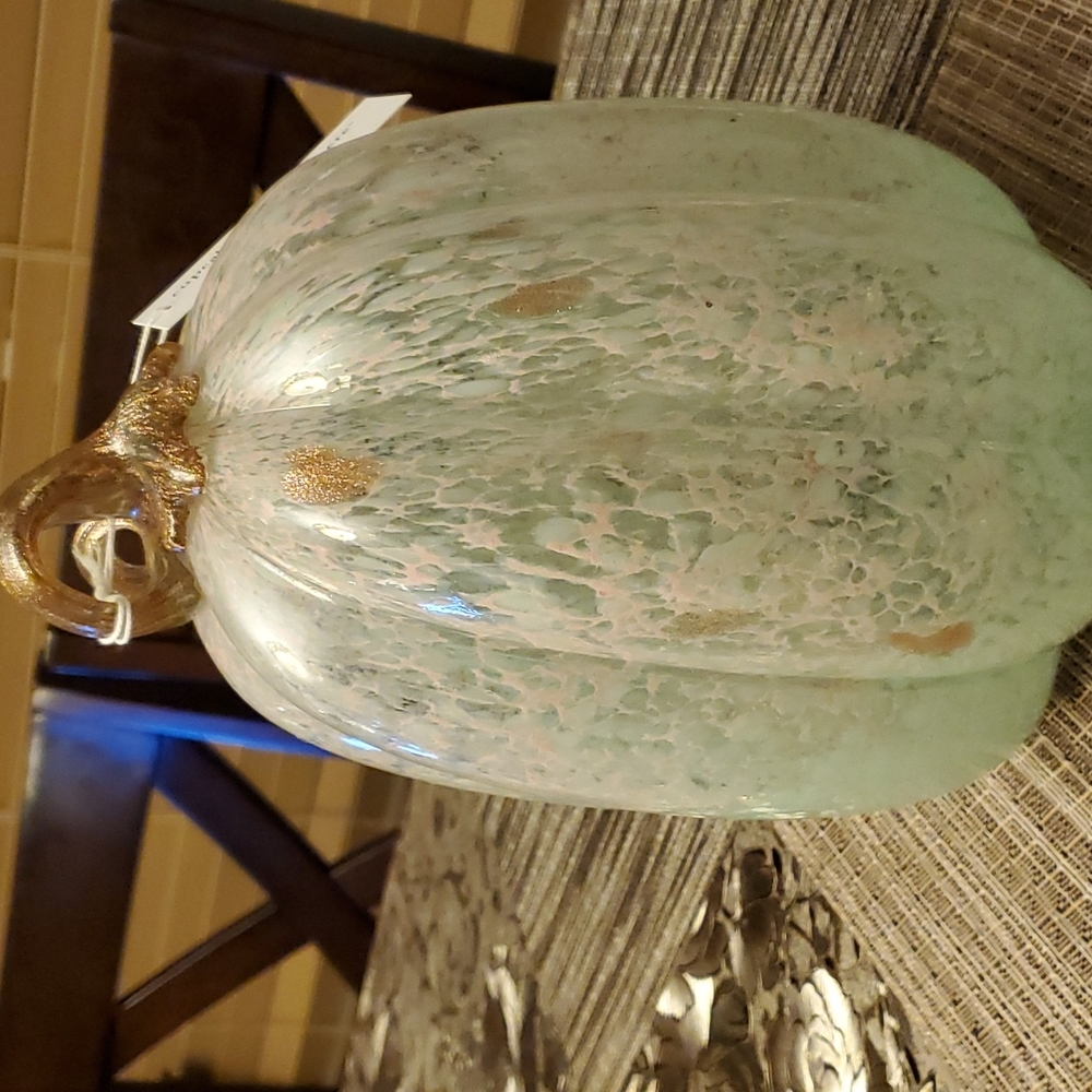 Glass pumpkin
